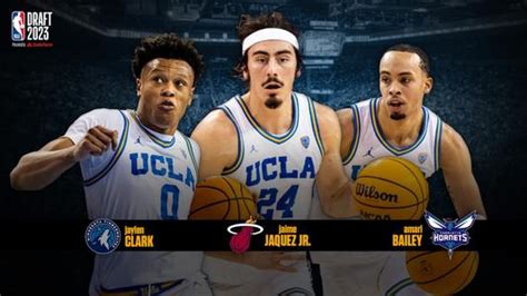 Jaquez Jr., Bailey, Clark Selected in 2023 NBA Draft .